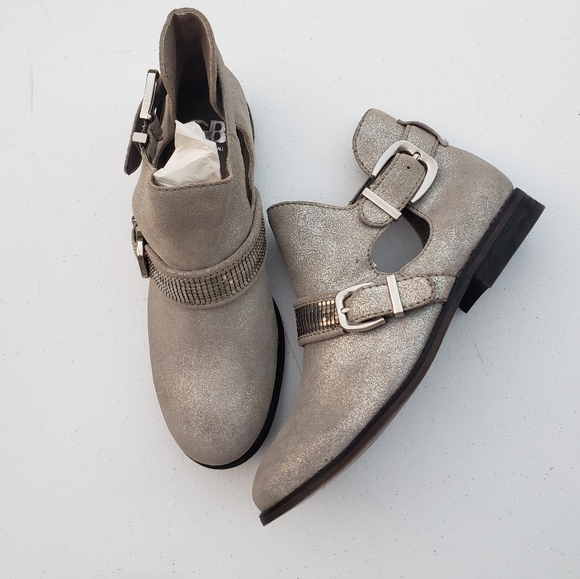 Gianni Bini Silver Rock Steady Booties Size 9 - Picture 3 of 14